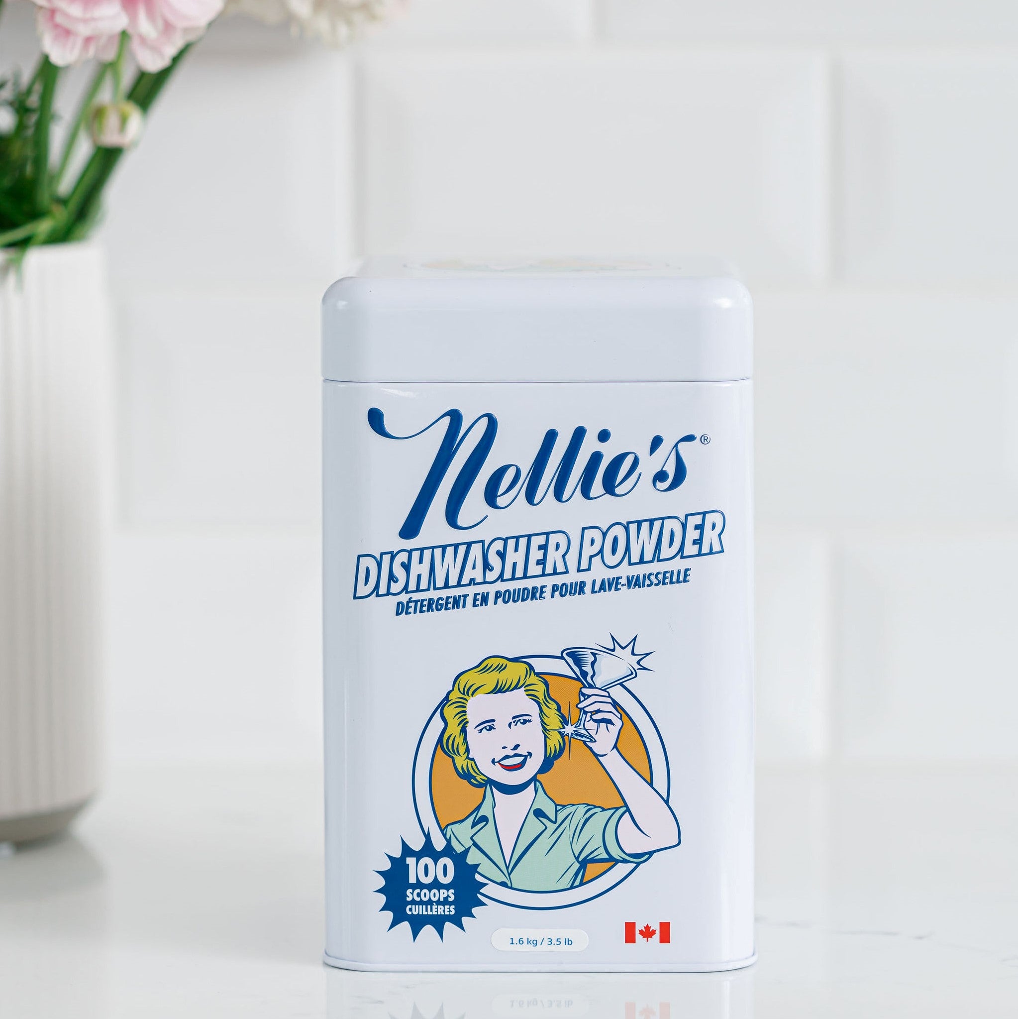 Nellie's Dishwasher Powder: 100 Load Tin