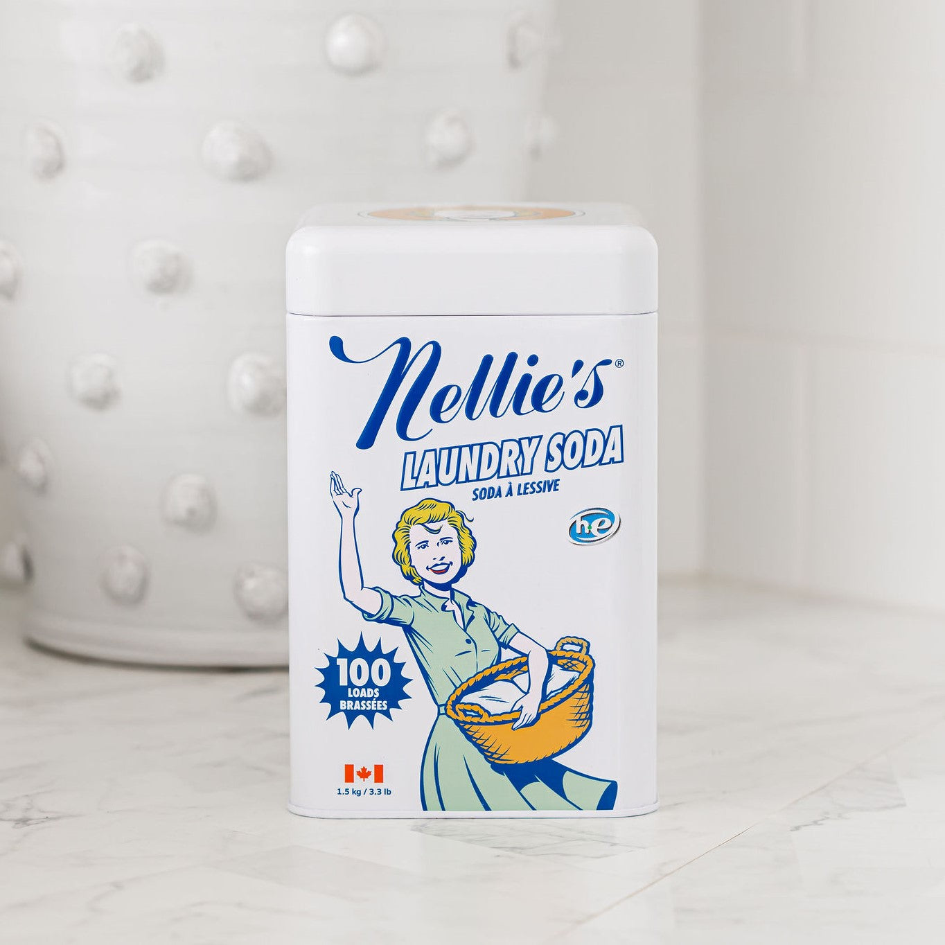 Nellie's Laundry Soda: 100 Load Tin