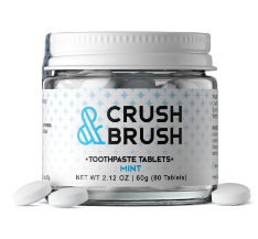 Crush & Brush Dental Tablets by Nelson Naturals