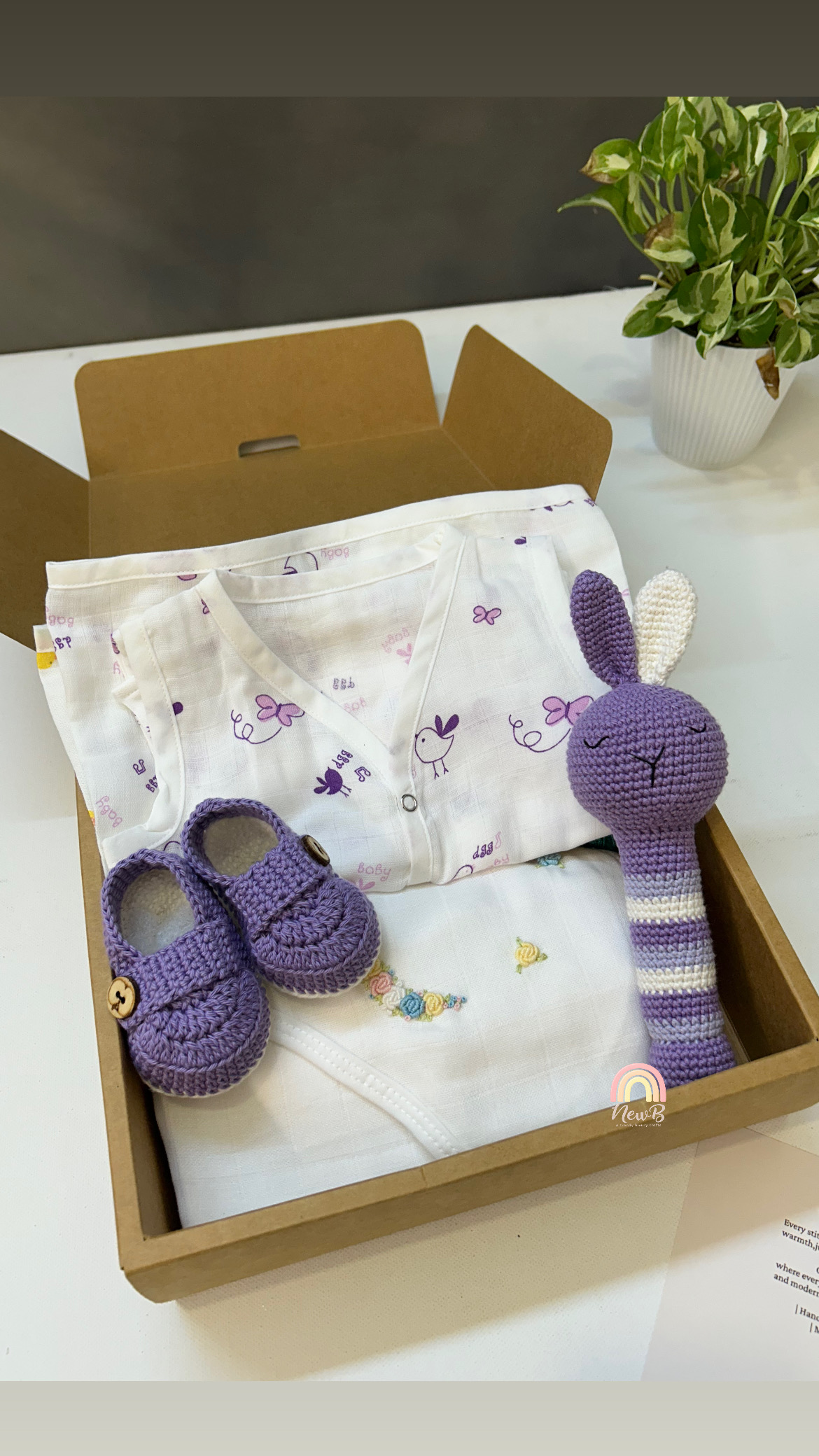 Purple Hush Baby Hamper
