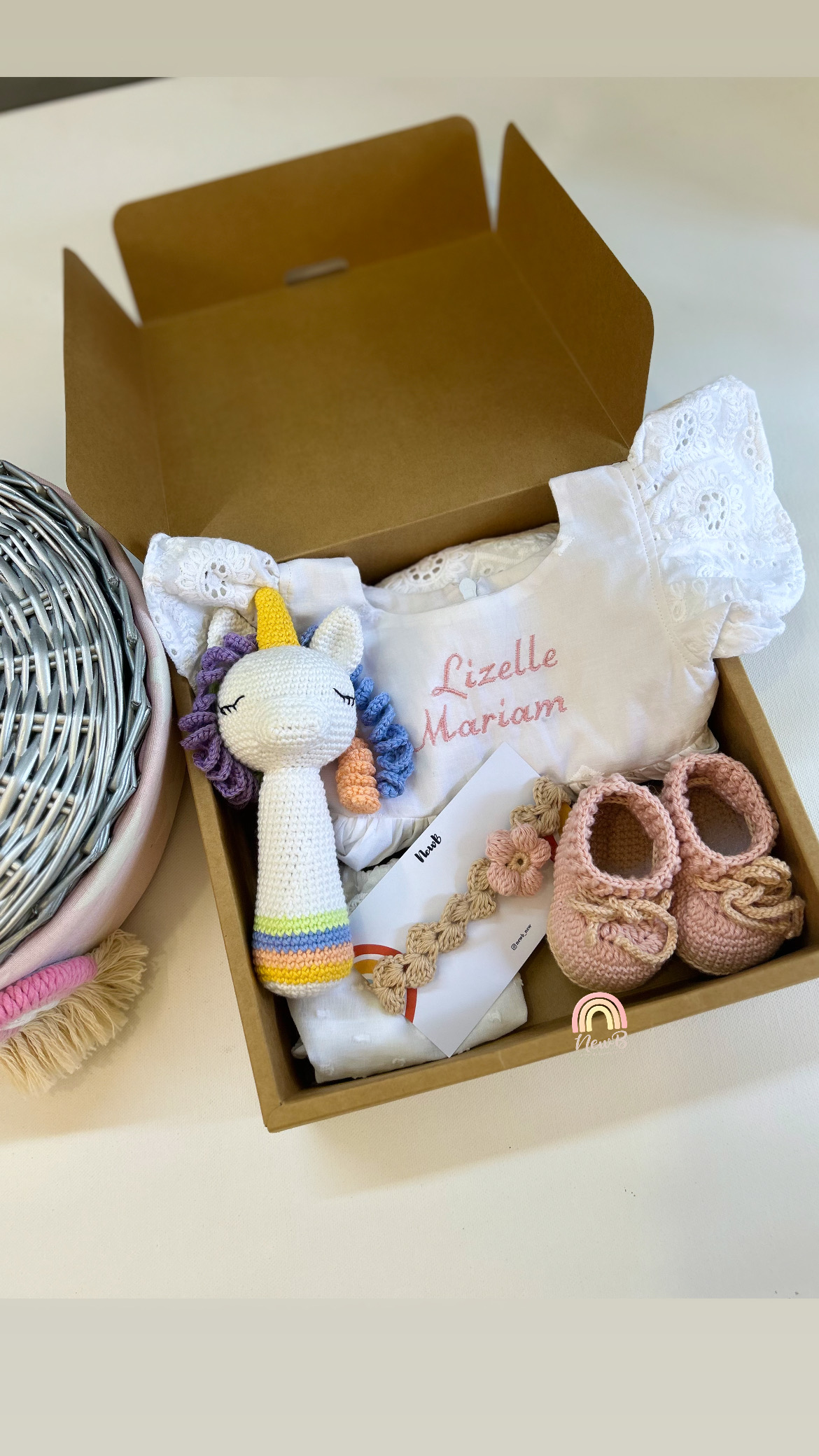 Unicorn Keepsake Name Gift Set
