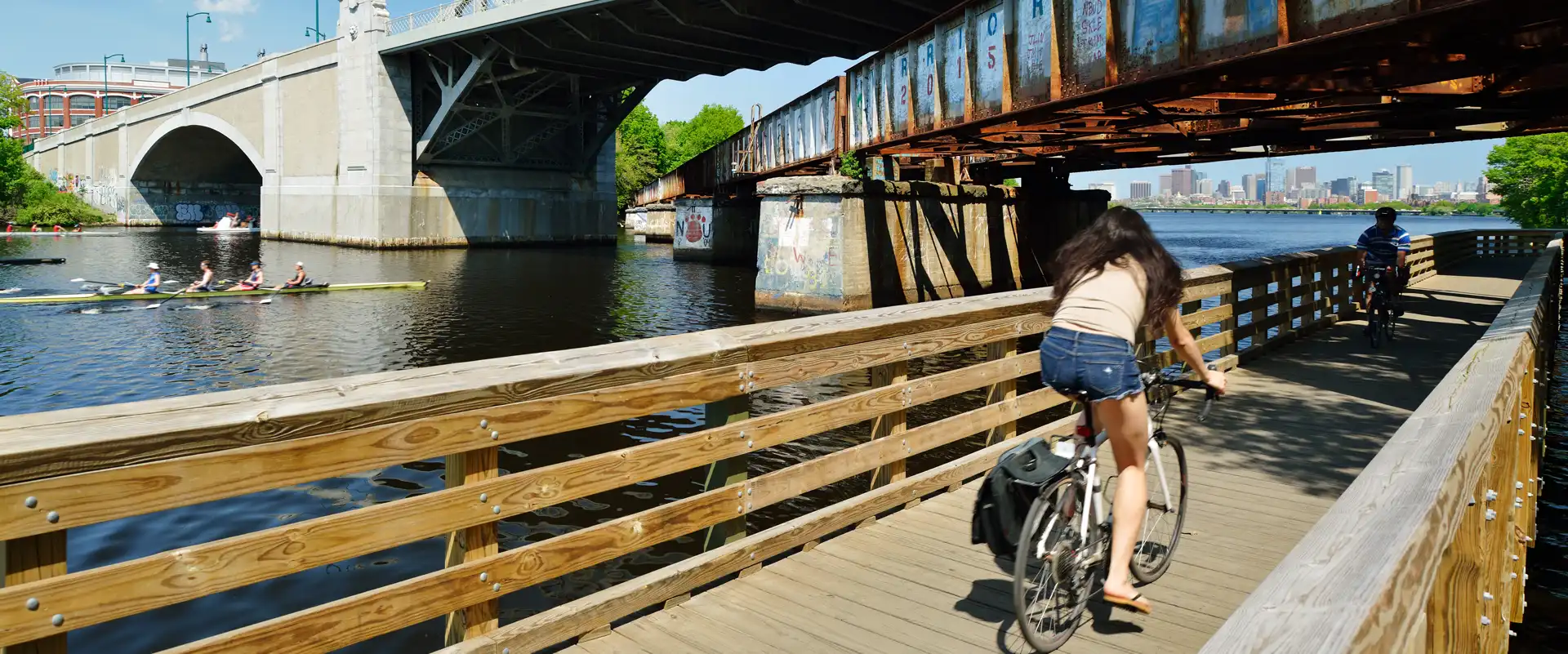 Biking in Boston