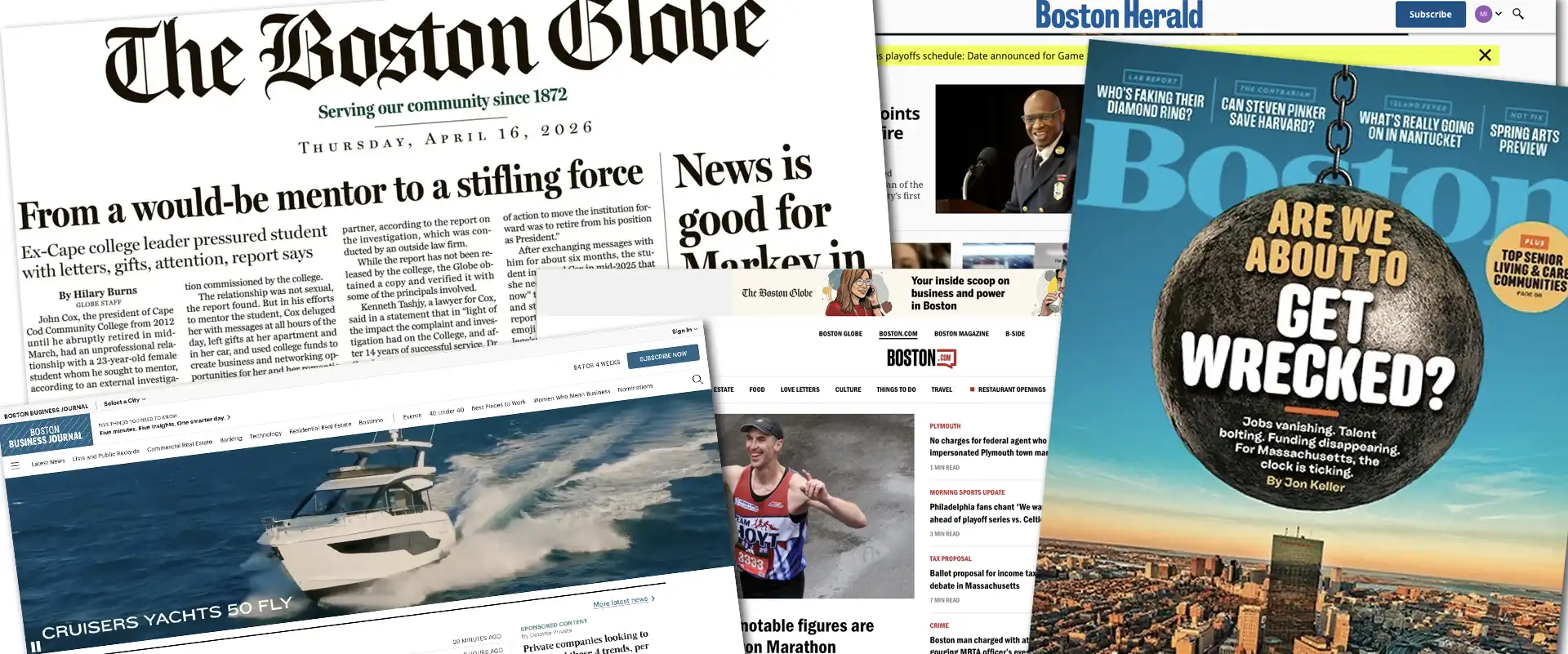 Boston Newspapers and publications