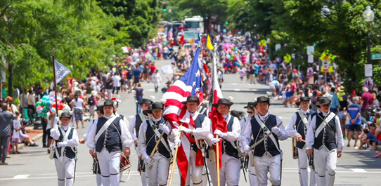 Bunker Hill Parade in Boston