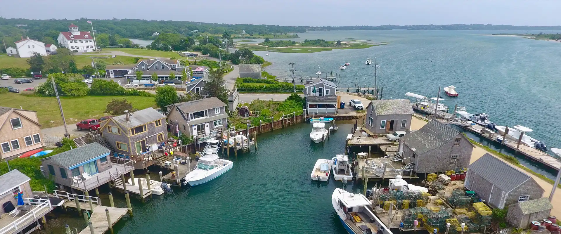 Jaws Set and Quint's Shack Location at Menemsha Harbor in Martha's Vineyard