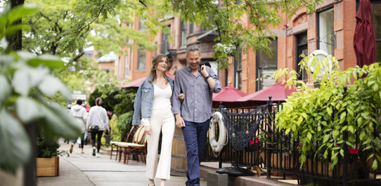 Walking in Newbury Street