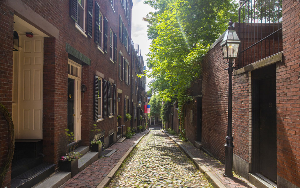 Boston residential street