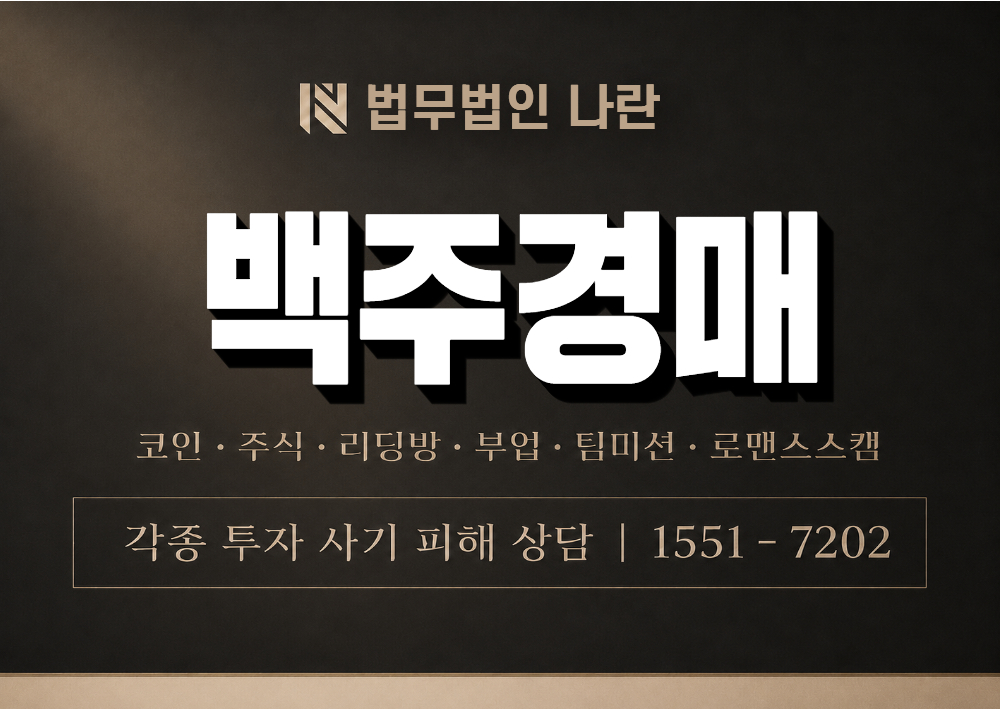 틱톡 백주경매 사기 사칭 이미지