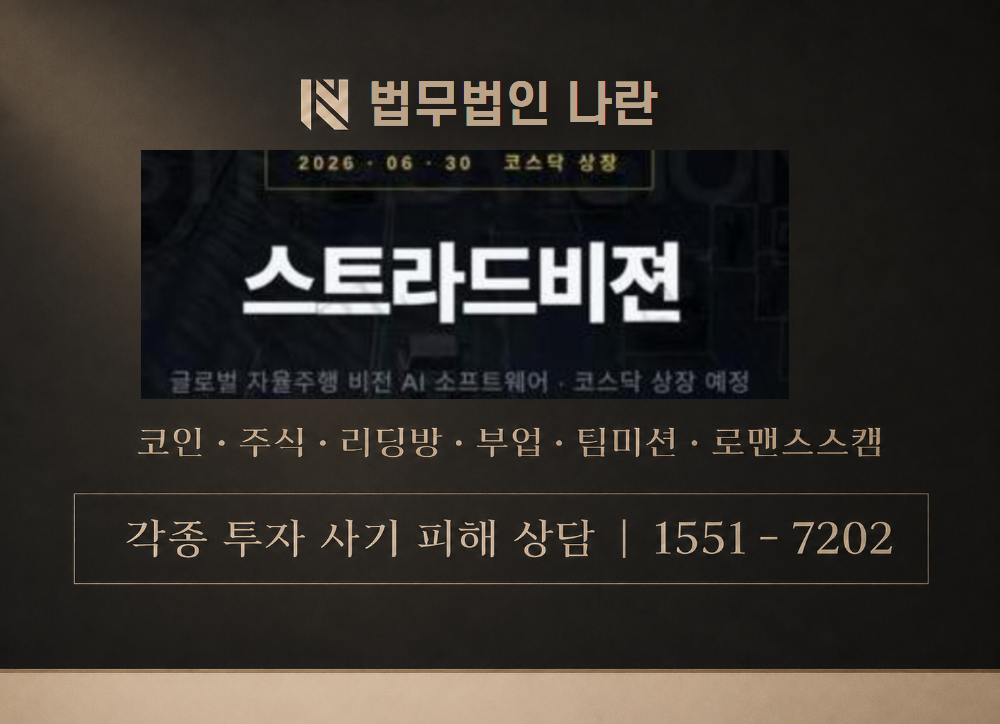 StradVision 사칭 사기 이미지