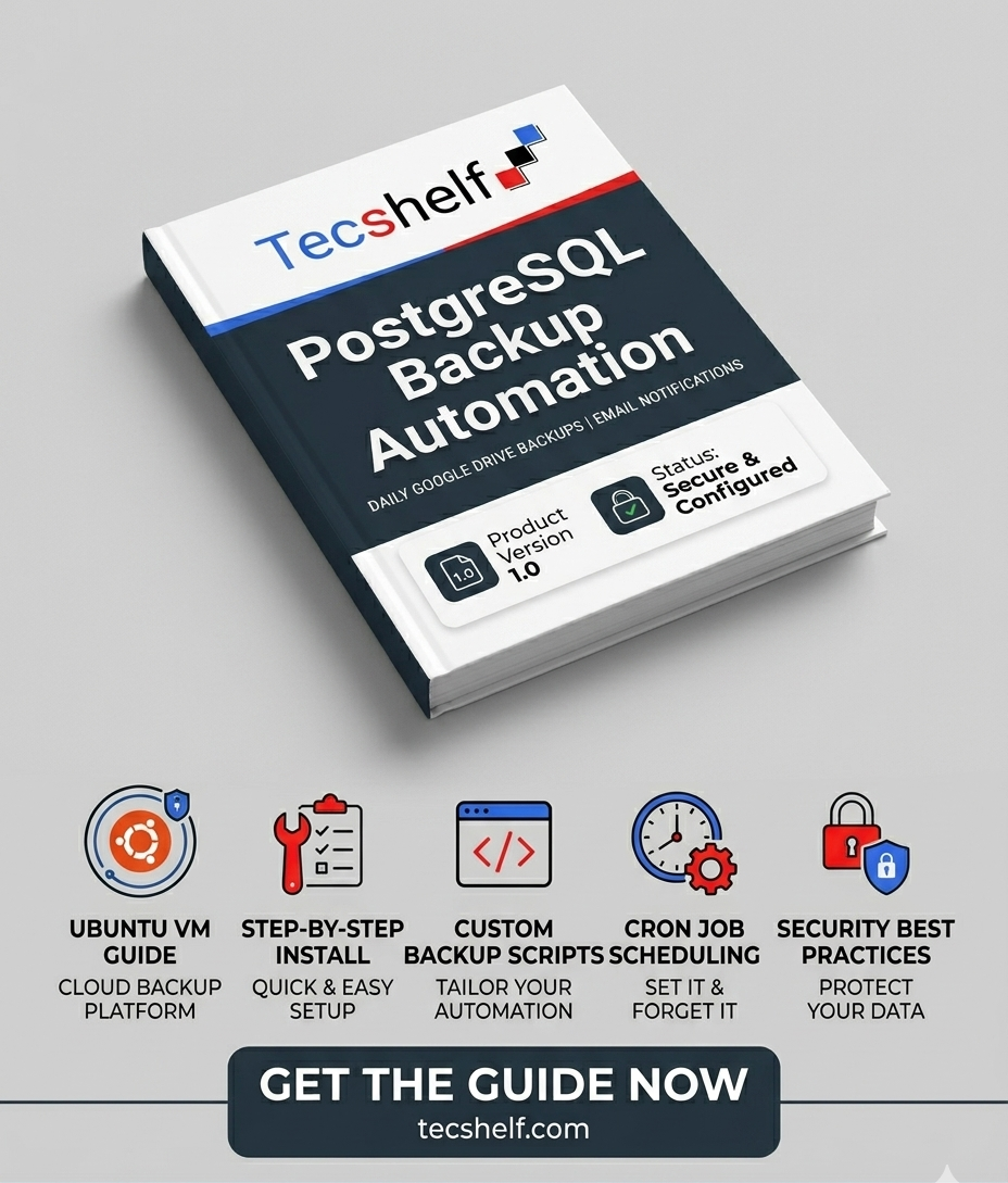 PostgreSQL Backup Automation: Cloud Ubuntu to Google Drive with Email Alerts