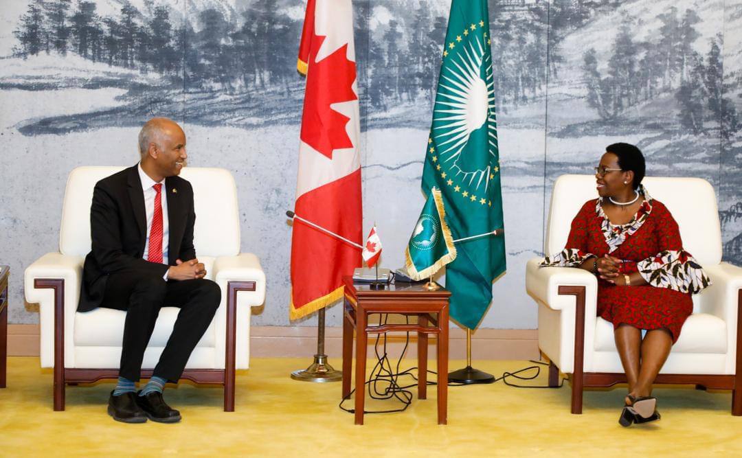 the Hon. Ahmed Hussen,H.E. Monique Nsanzabaganwa