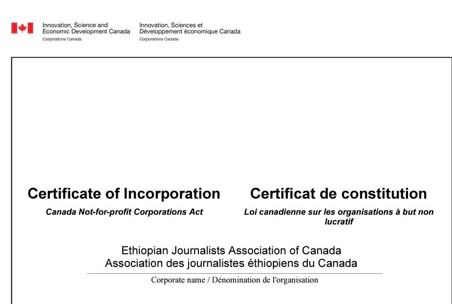 Ethiopian Journalists Association of Canada