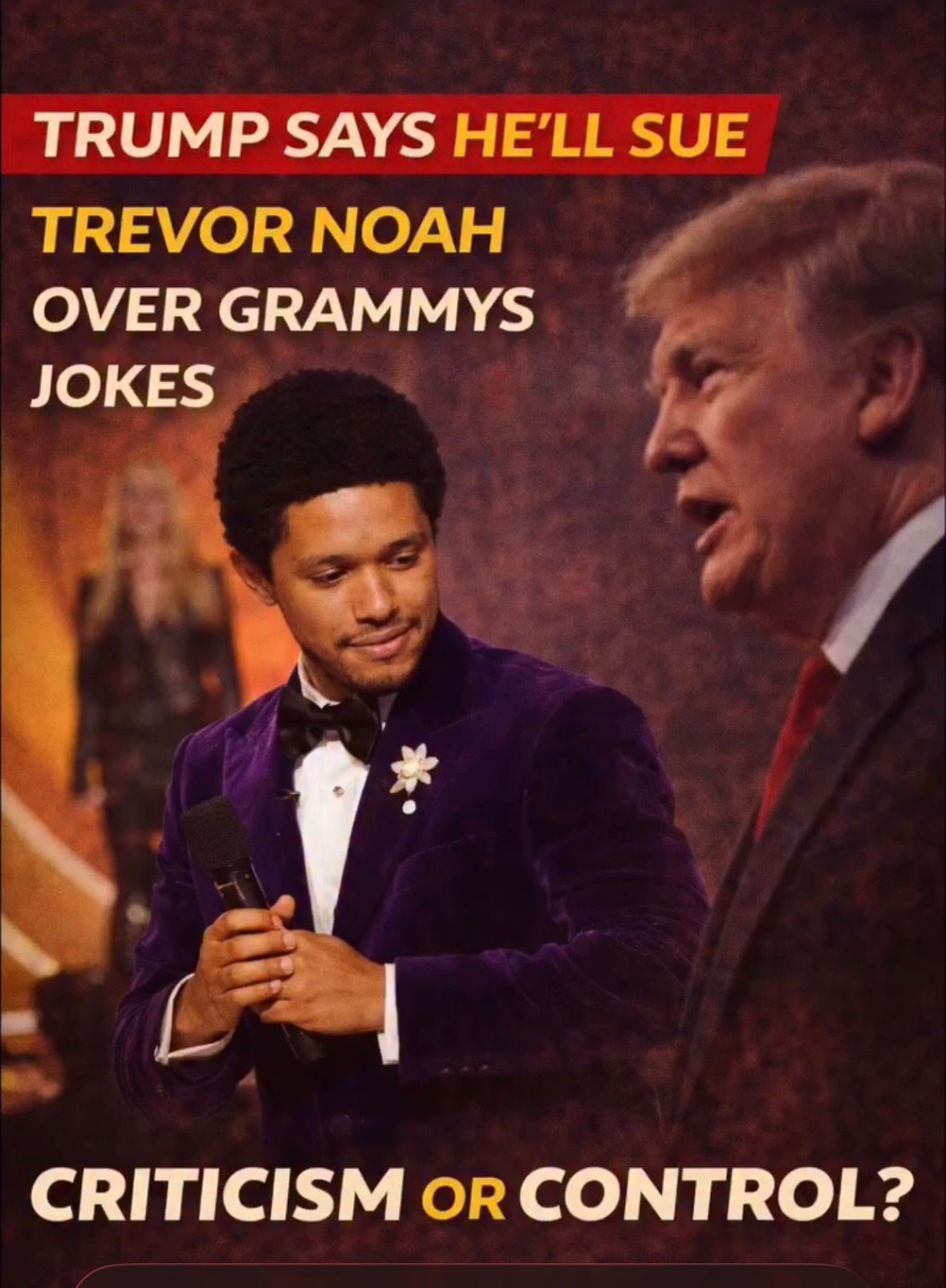 Donald Trump is “preparing to sue” comedian Trevor Noah