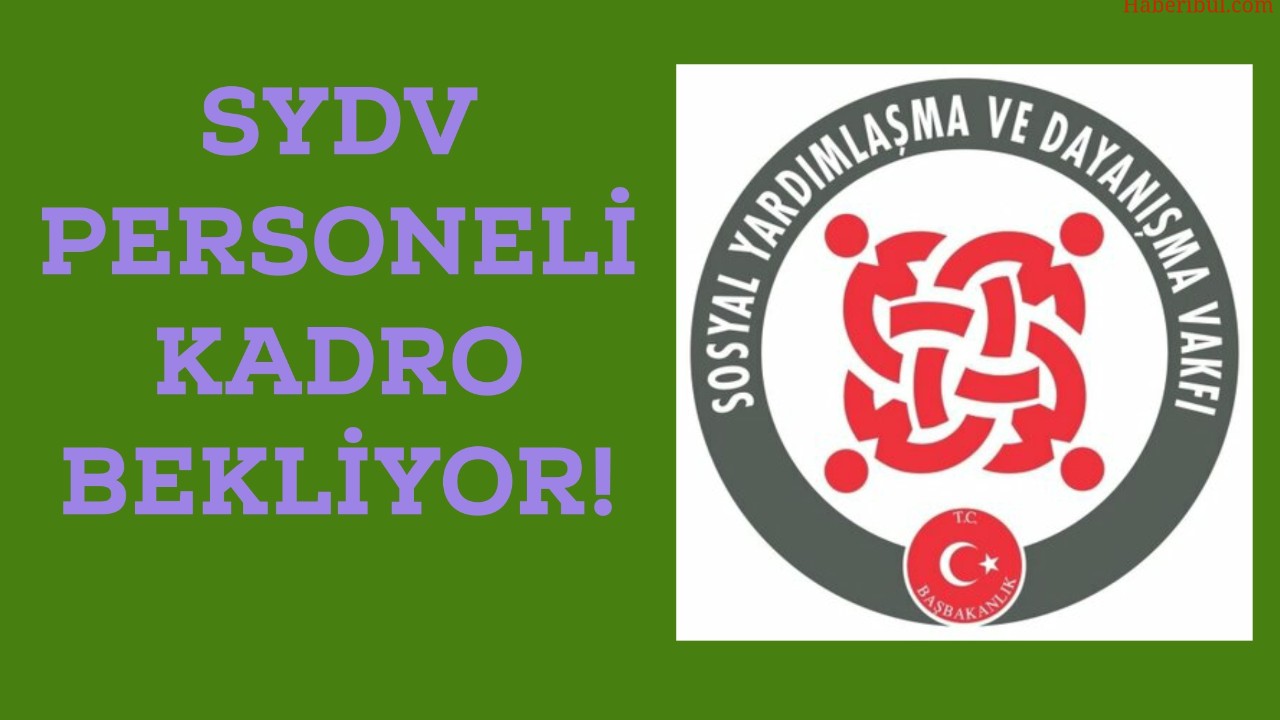 SYDV Personeli 'Kamu İşçisi' Statüsü Bekliyor!