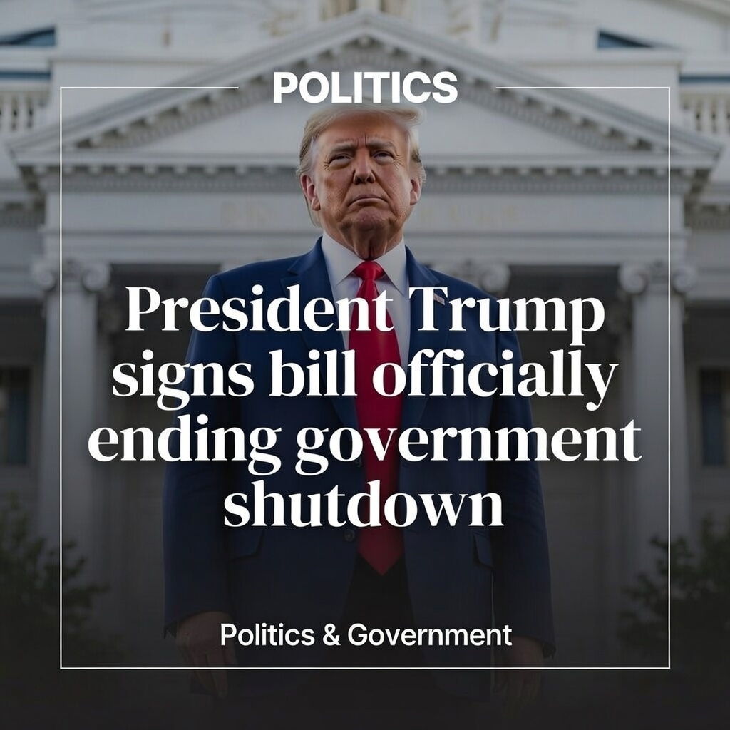 President Donald Trump signs legislation at the White House