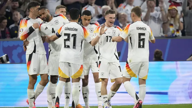 Jerman Mencatat Kemenangan Telak 5-1 atas Skotlandia di Piala Eropa