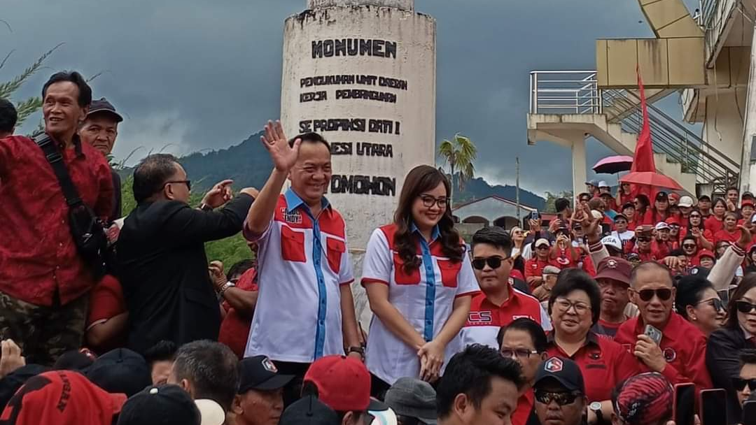 Merah Menyala Antar Ketua Gerindra Tomohon Daftar ke KPU, YSK For Sulut Terancam Terabaikan?