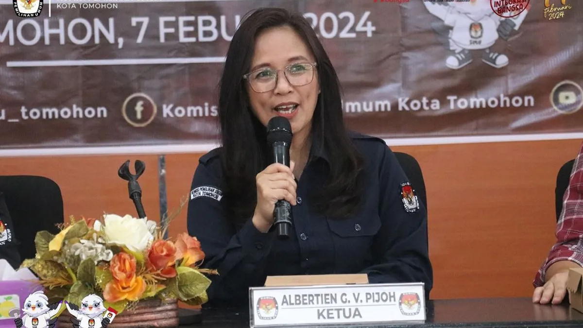 Ketua KPU Tomohon Albertin Pijoh