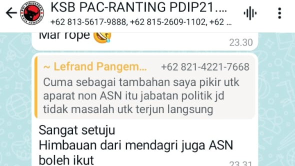 Bocor, Diduga Ada Mobilisasi Nakon Saat Pendaftaran Caroll Senduk ke KPU