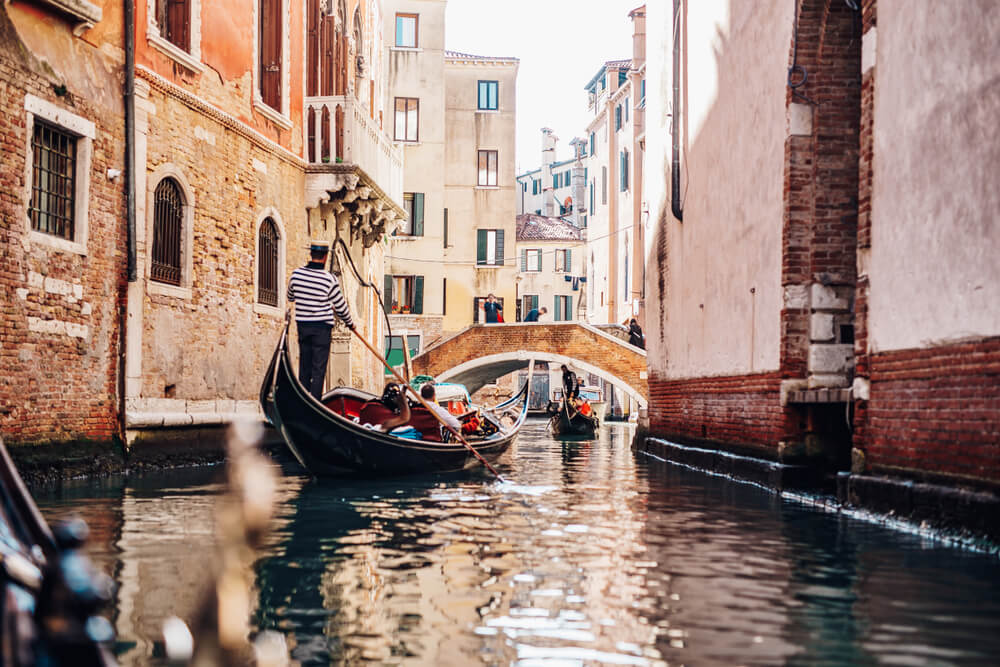 Why are the canals drying up in Venice?