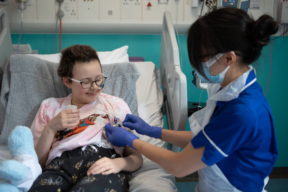 What kind of treatment was used on the girl?