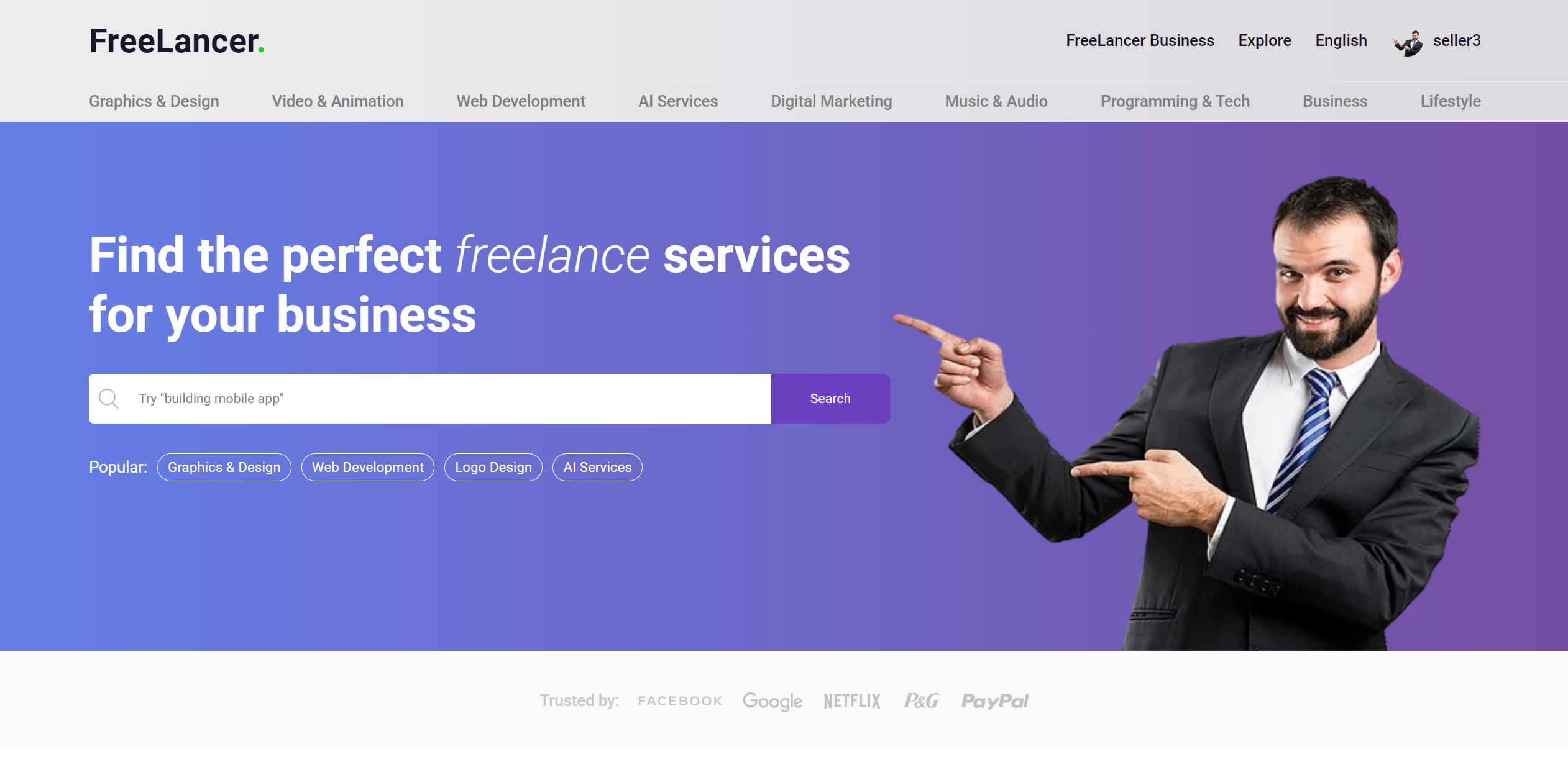 FreeLancer Web Application