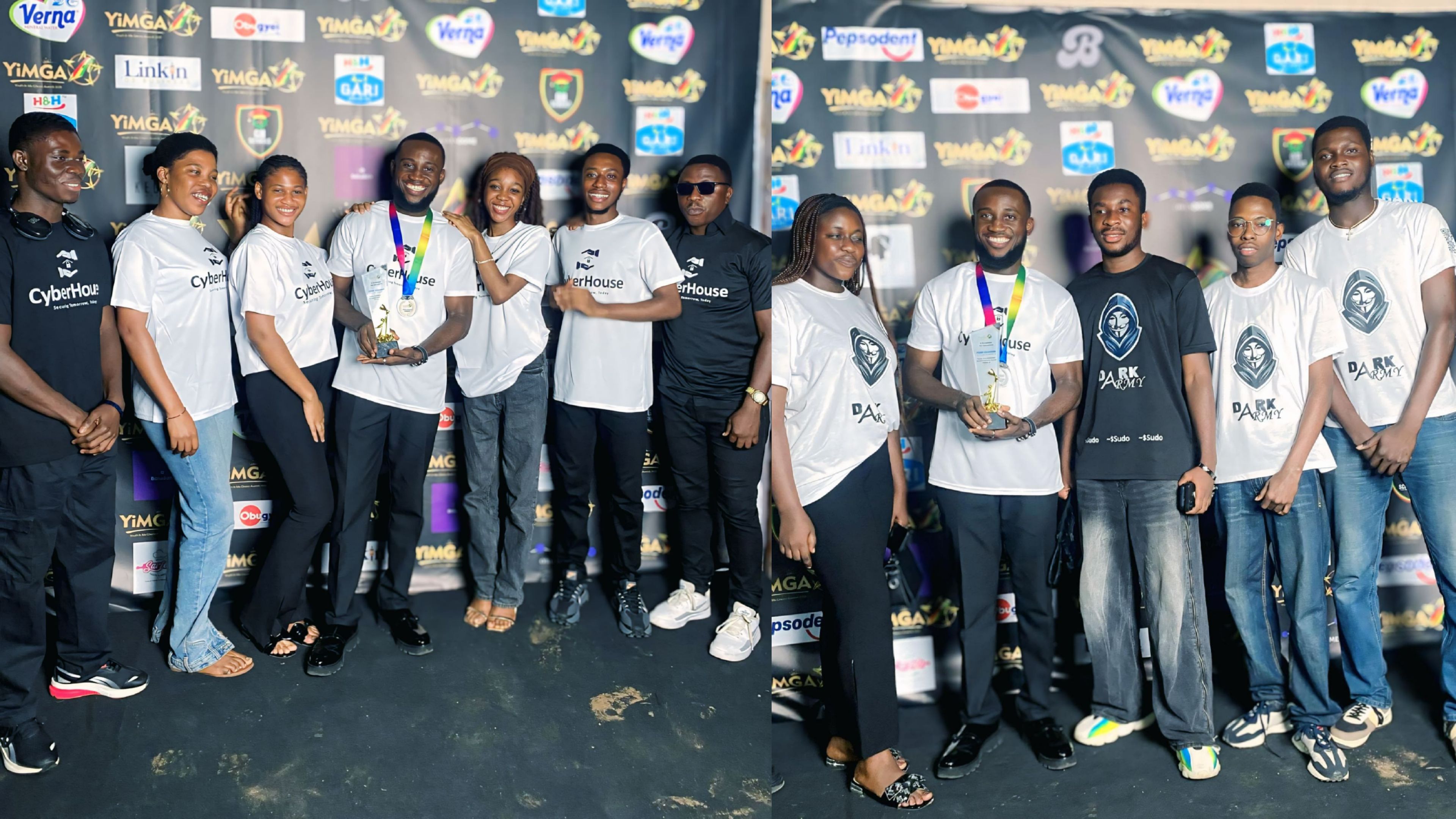 Cyberhouse × DarkArmy Honored at Youth in Me Ghana Awards