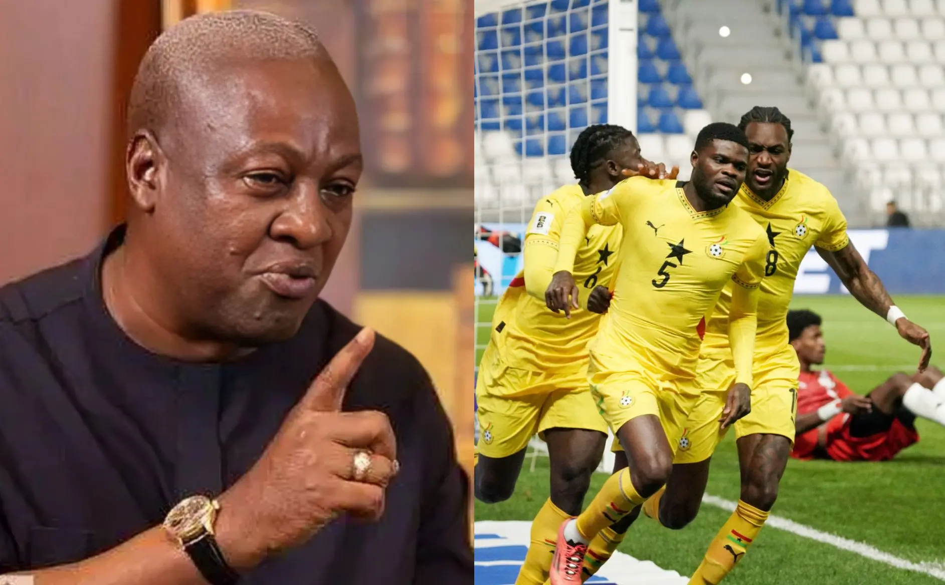 John Mahama Makes History as the First Ghanaian President Under Whom the Black Stars Qualified for Two World Cups