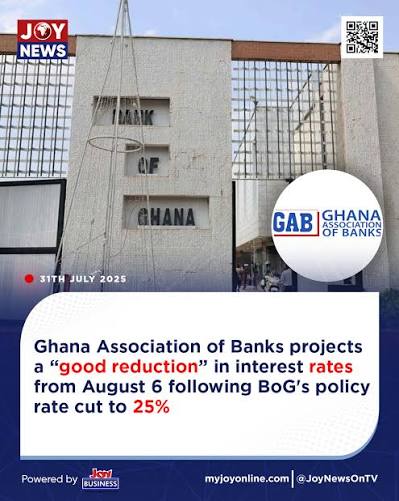 1.	“Bank of Ghana Slashes Interest Rate by 3.5% in Bold Bid to Revive Growth”