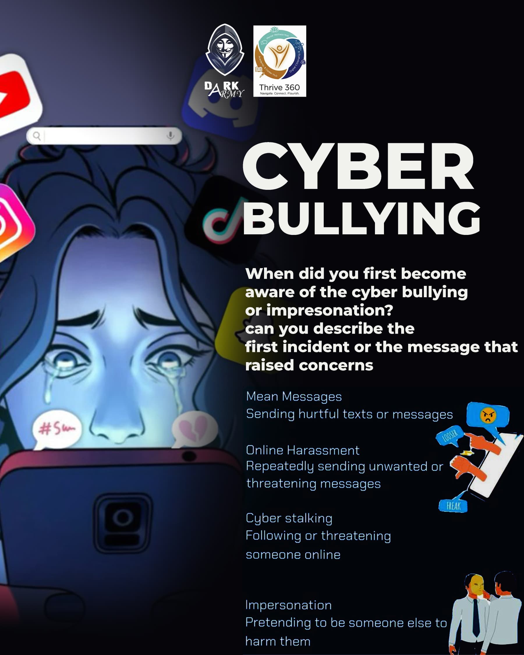 DarkArmy and Thrive360 Unite to Launch Cyberbullying Awareness Campaign