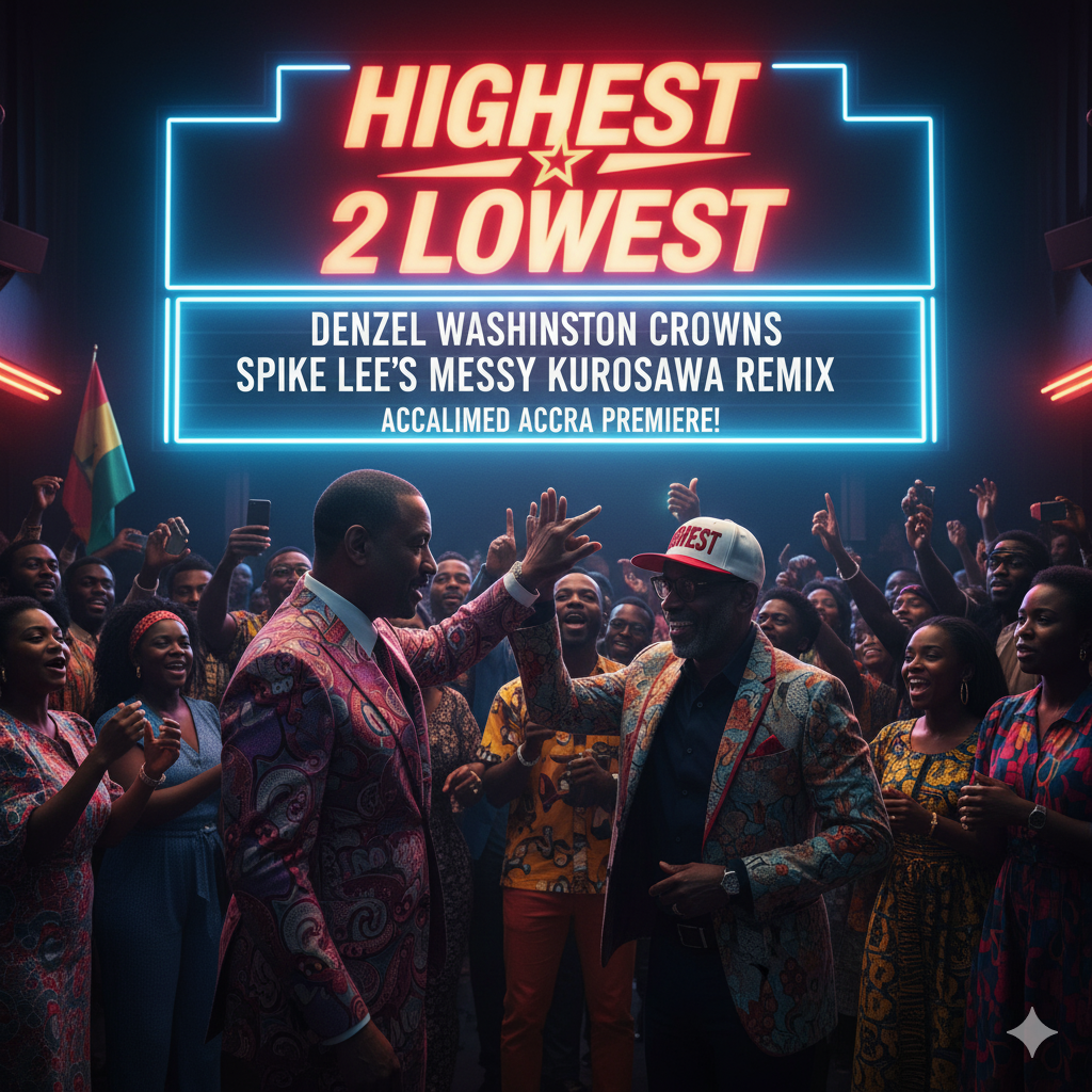 Highest 2 Lowest" movie review: Denzel Washington crowns Spike Lee's messy Kurosawa remix. 