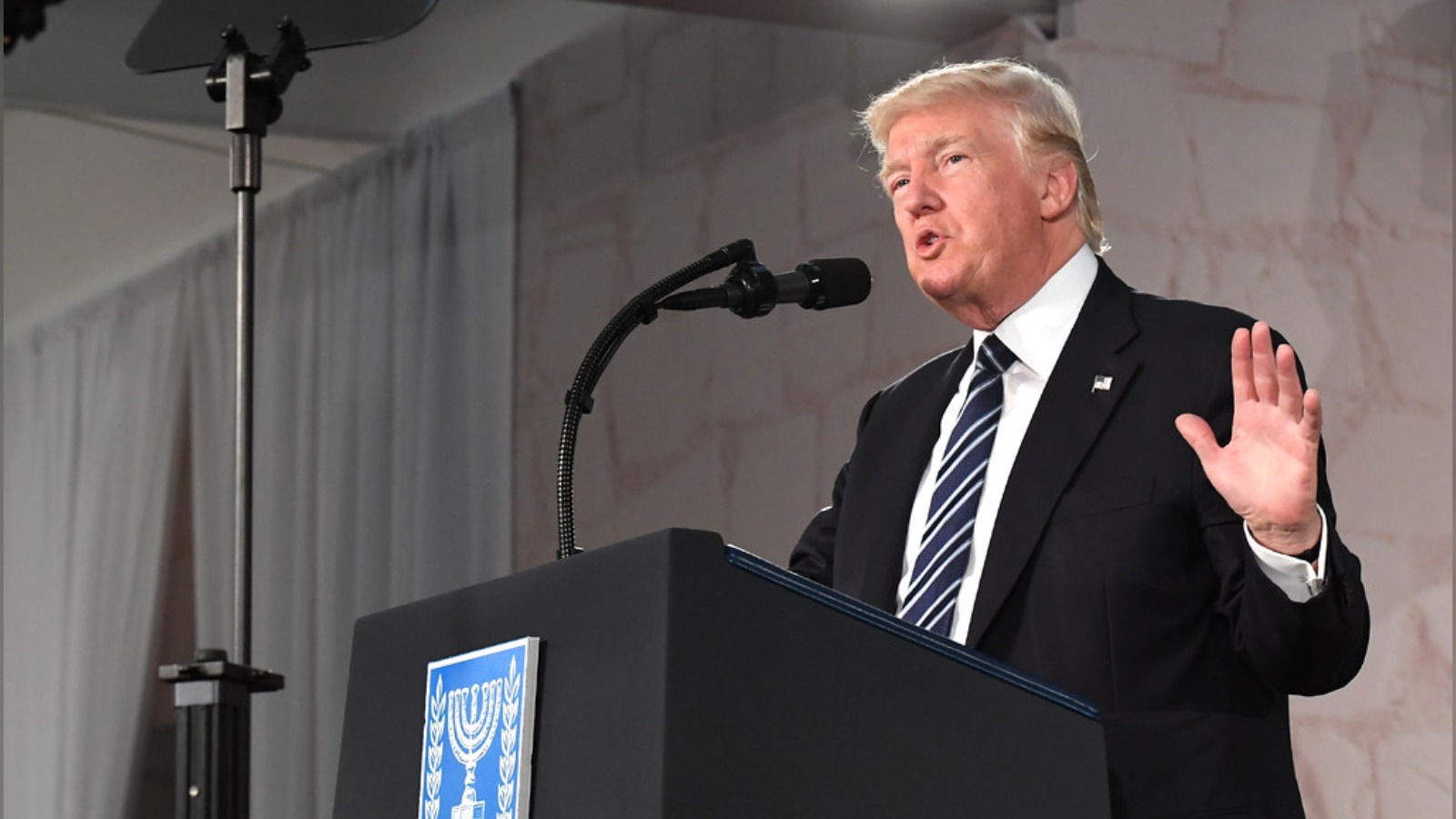 Trump threatens lawsuit against corporate donors to Democratic think-tank