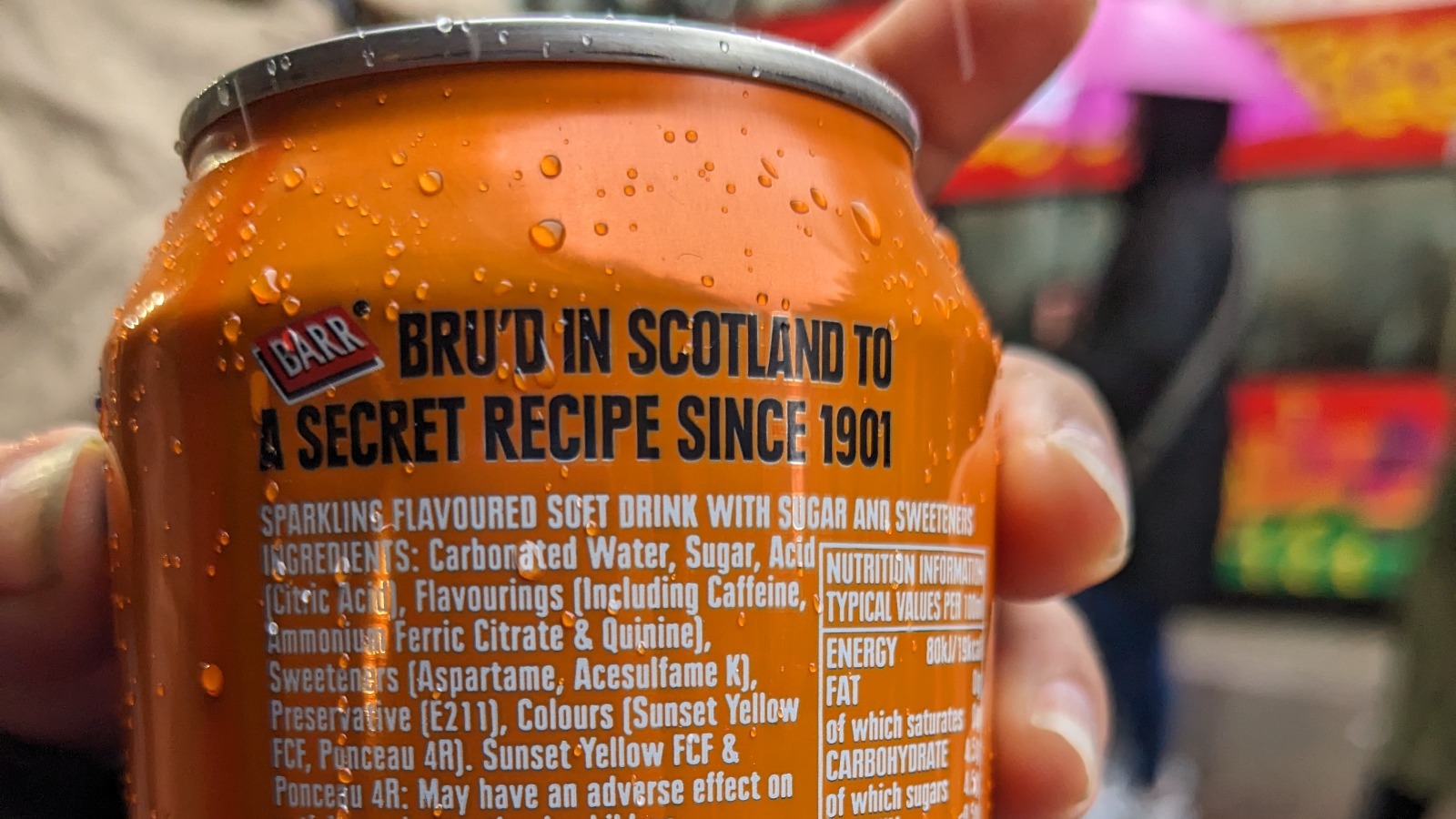 Glasgow locals keep sneaking Irn Bru cans onto the new Batman set