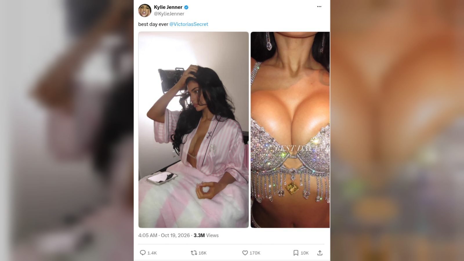 Kylie Jenner Wears $50m Fantasy Bra at Victoria's Secret Show