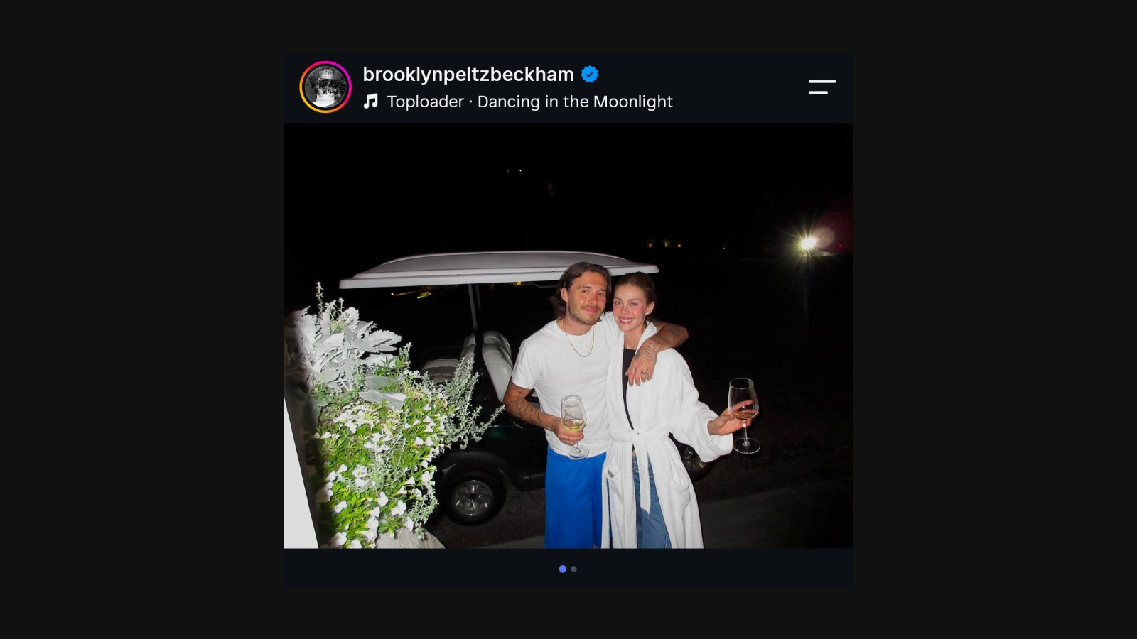 Brooklyn Beckham appears to 'dig' at parents on wedding anniversary