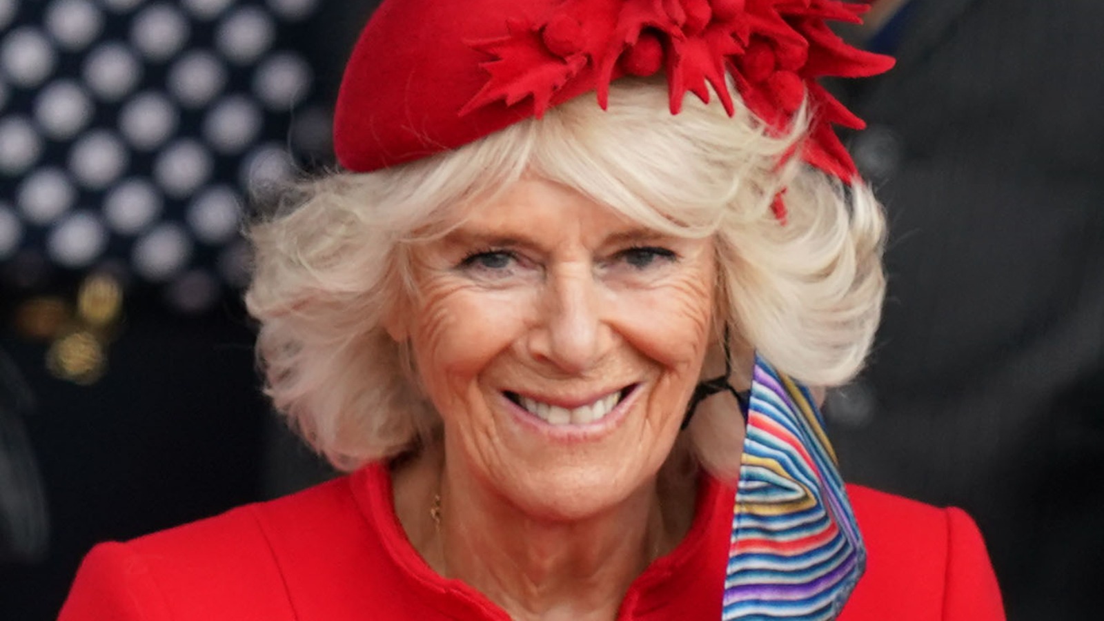 Queen Camilla visits Wimbledon, joined by actor Dominic West