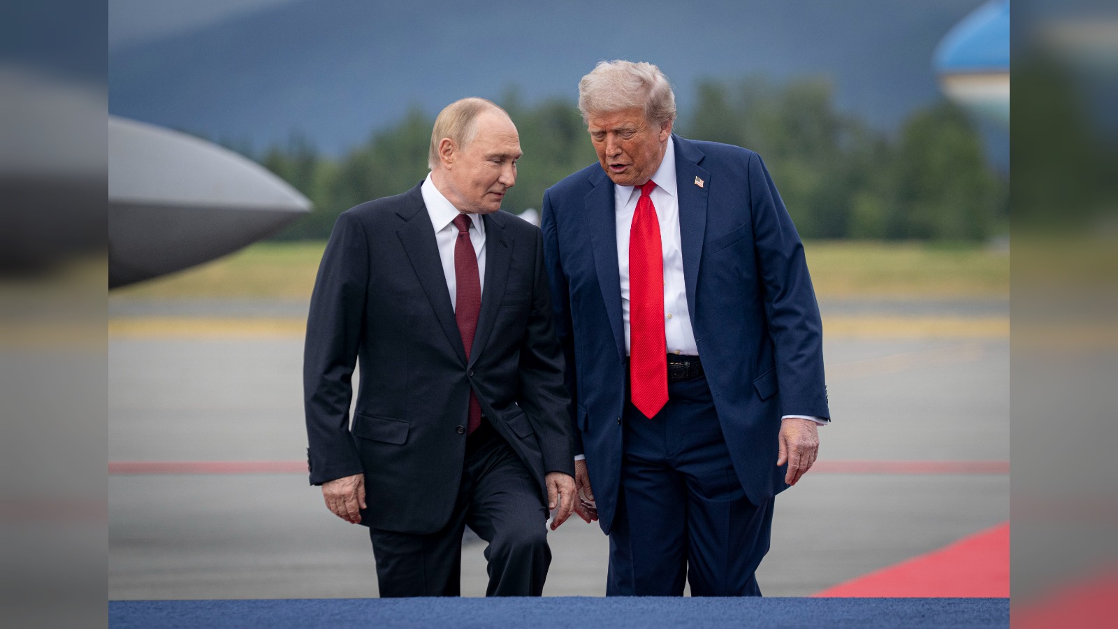 Trump says Putin won't attack NATO, calls talks "good"