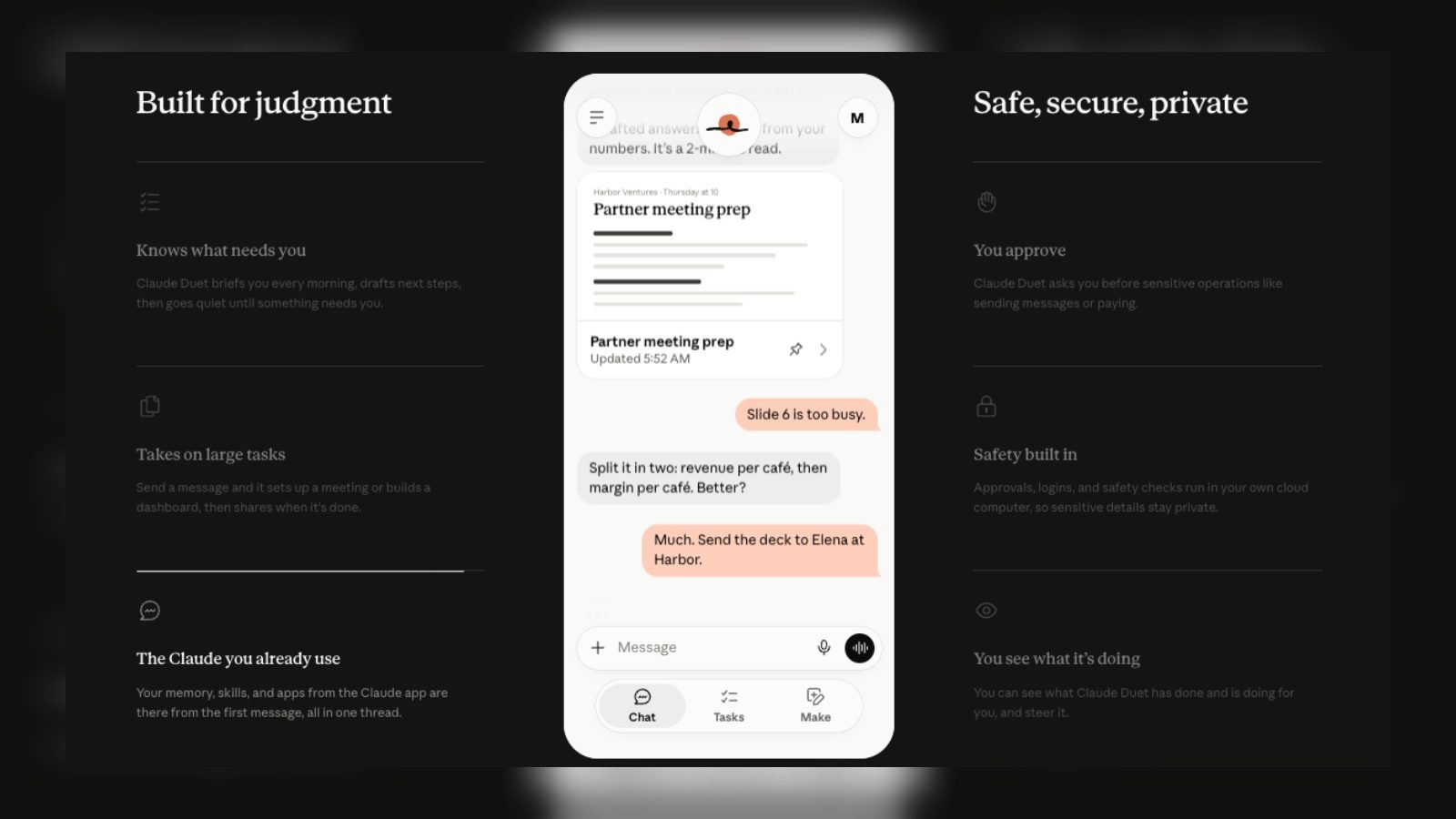 Anthropic's new Claude Duet app messages you before you ask