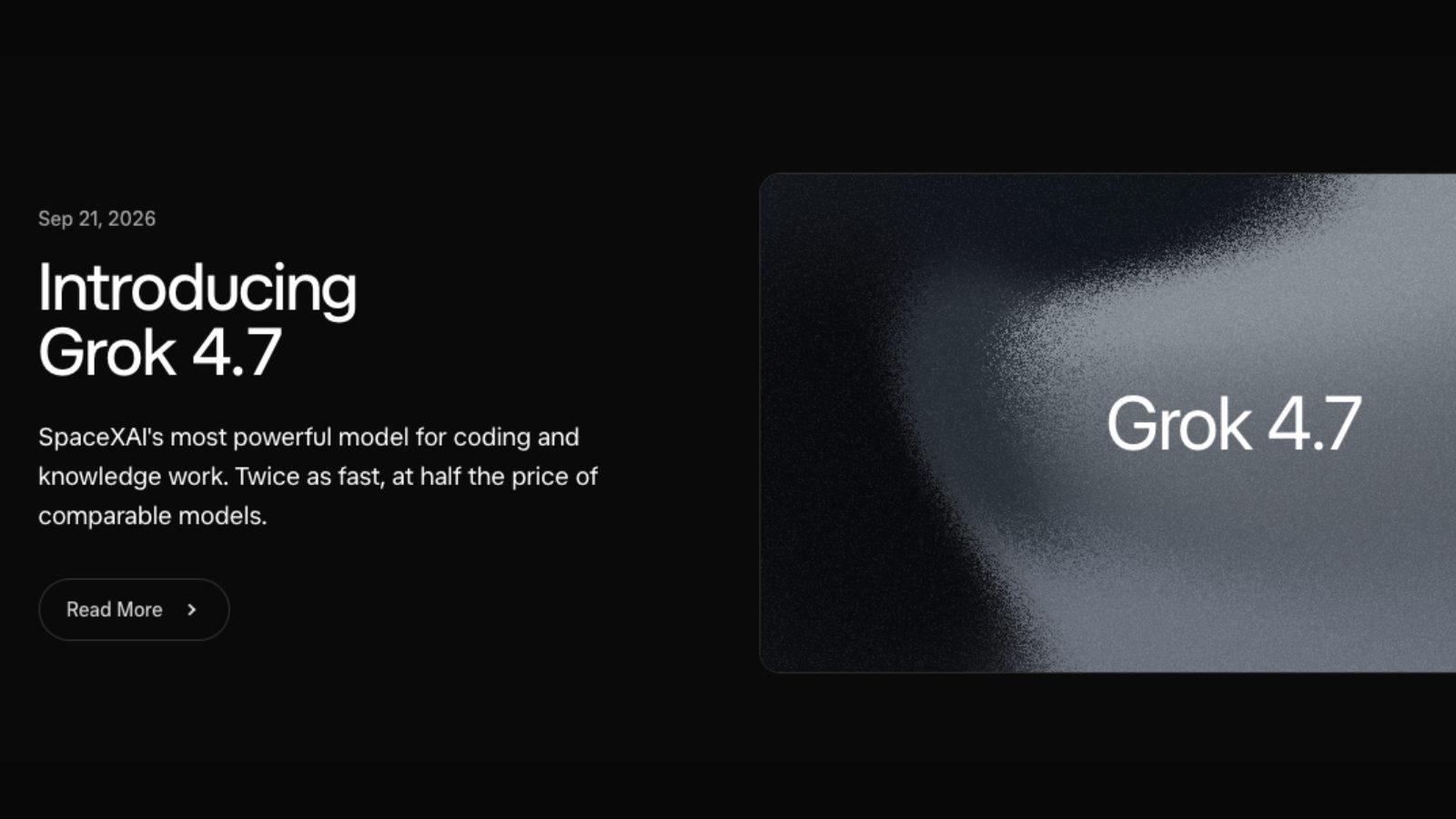 Grok 4.7 lands after two months of Musk teasing