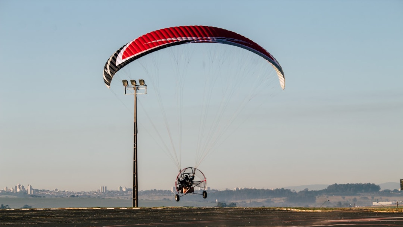 British troops may soon fly 200 miles into hostile areas using powered paragliders