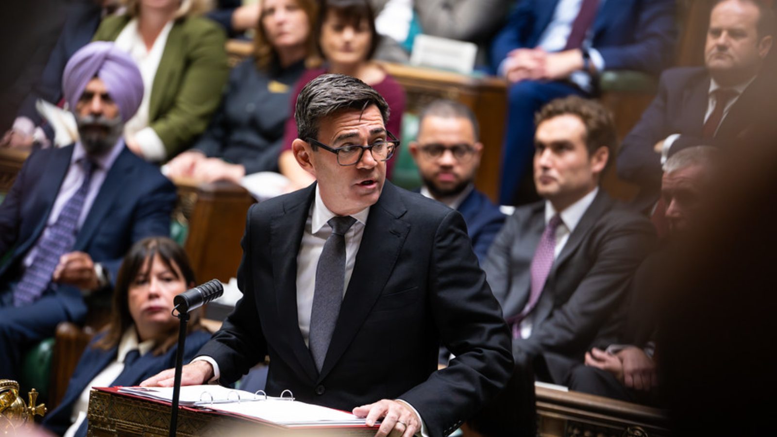 Burnham urges ministers to scrap 29.7p daily gas standing charge.