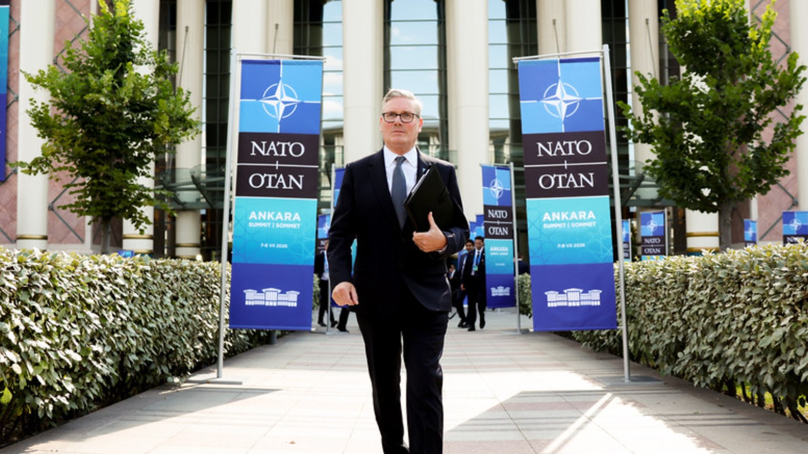Starmer gifted personalised gun and ammunition at Nato summit