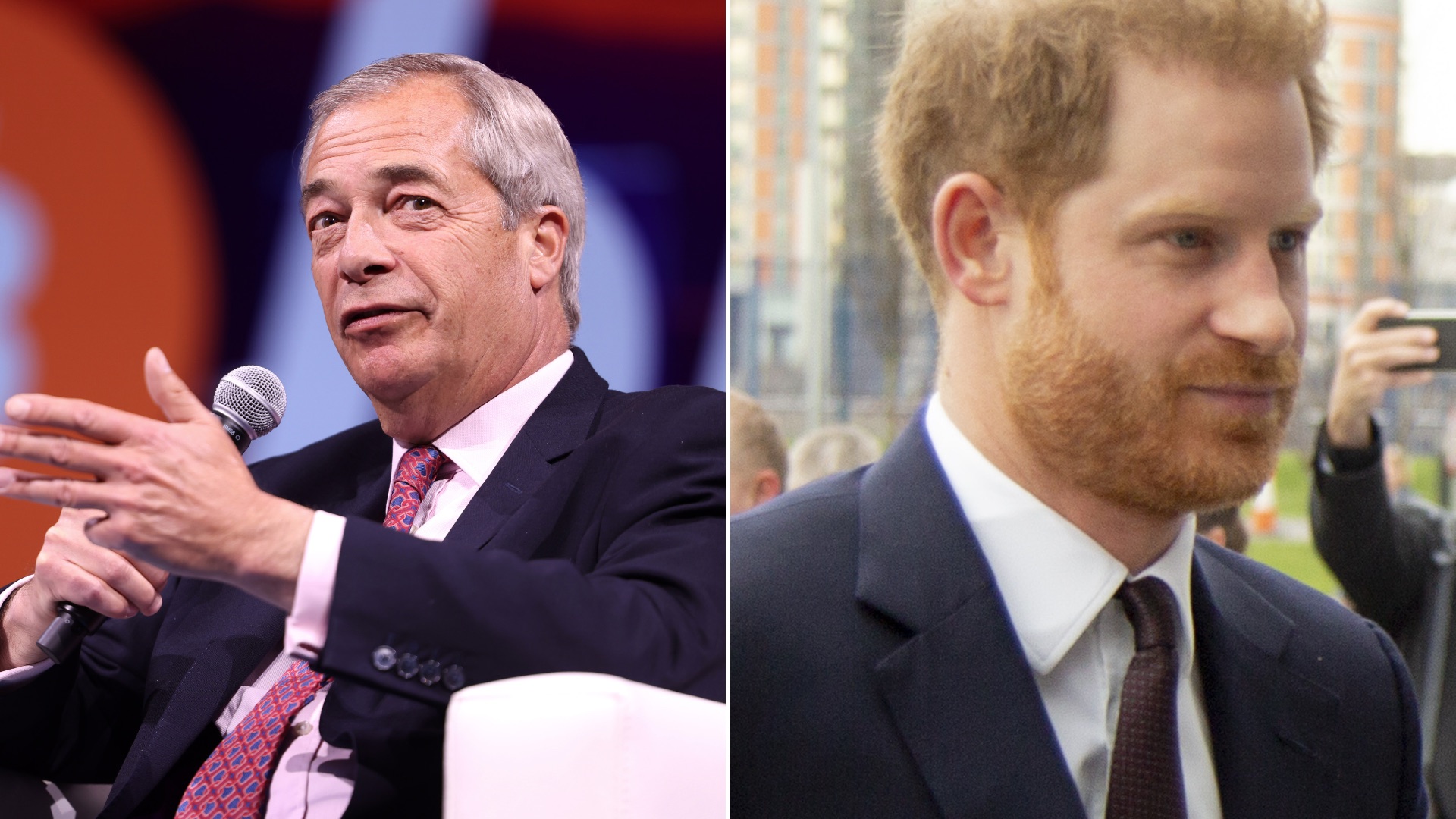 Nigel Farage warns Prince Harry against relying on autocues