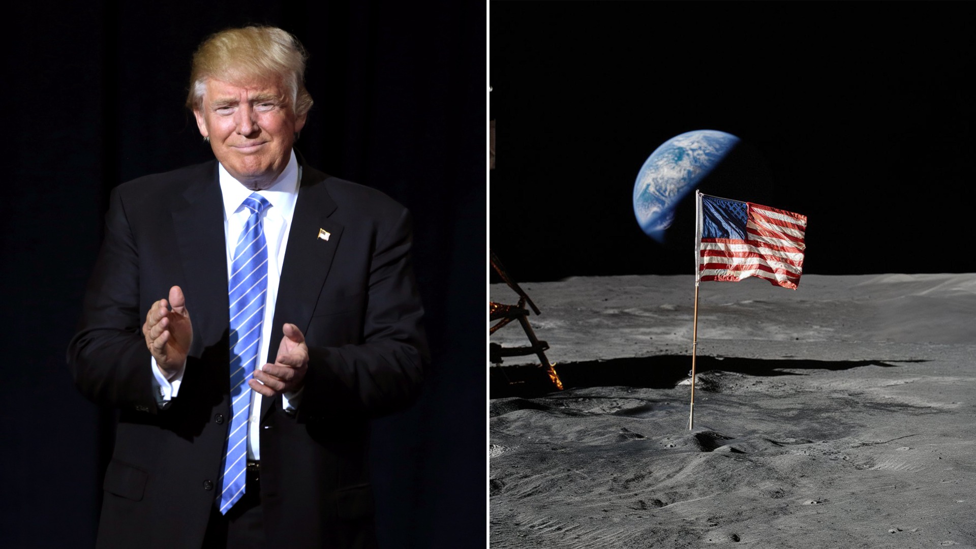 Trump says America owns the Moon now
