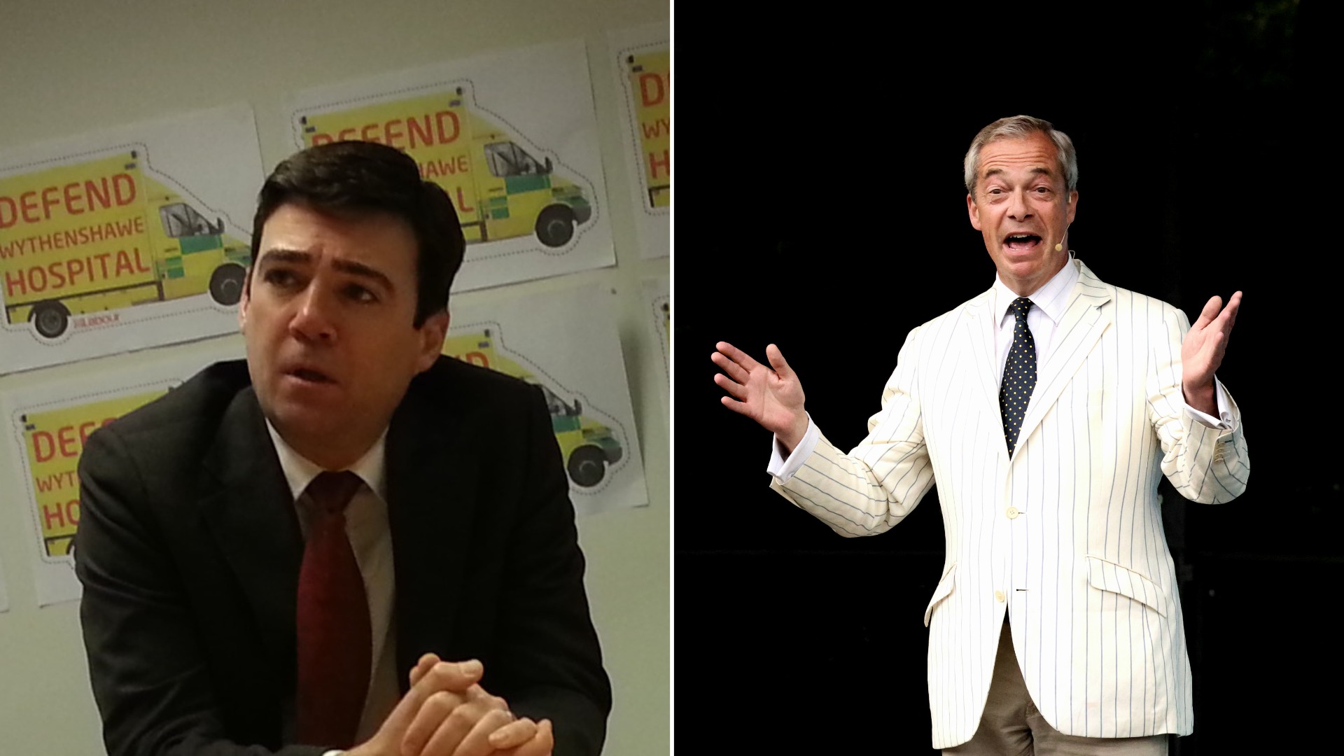 Andy Burnham now more popular than Farage online