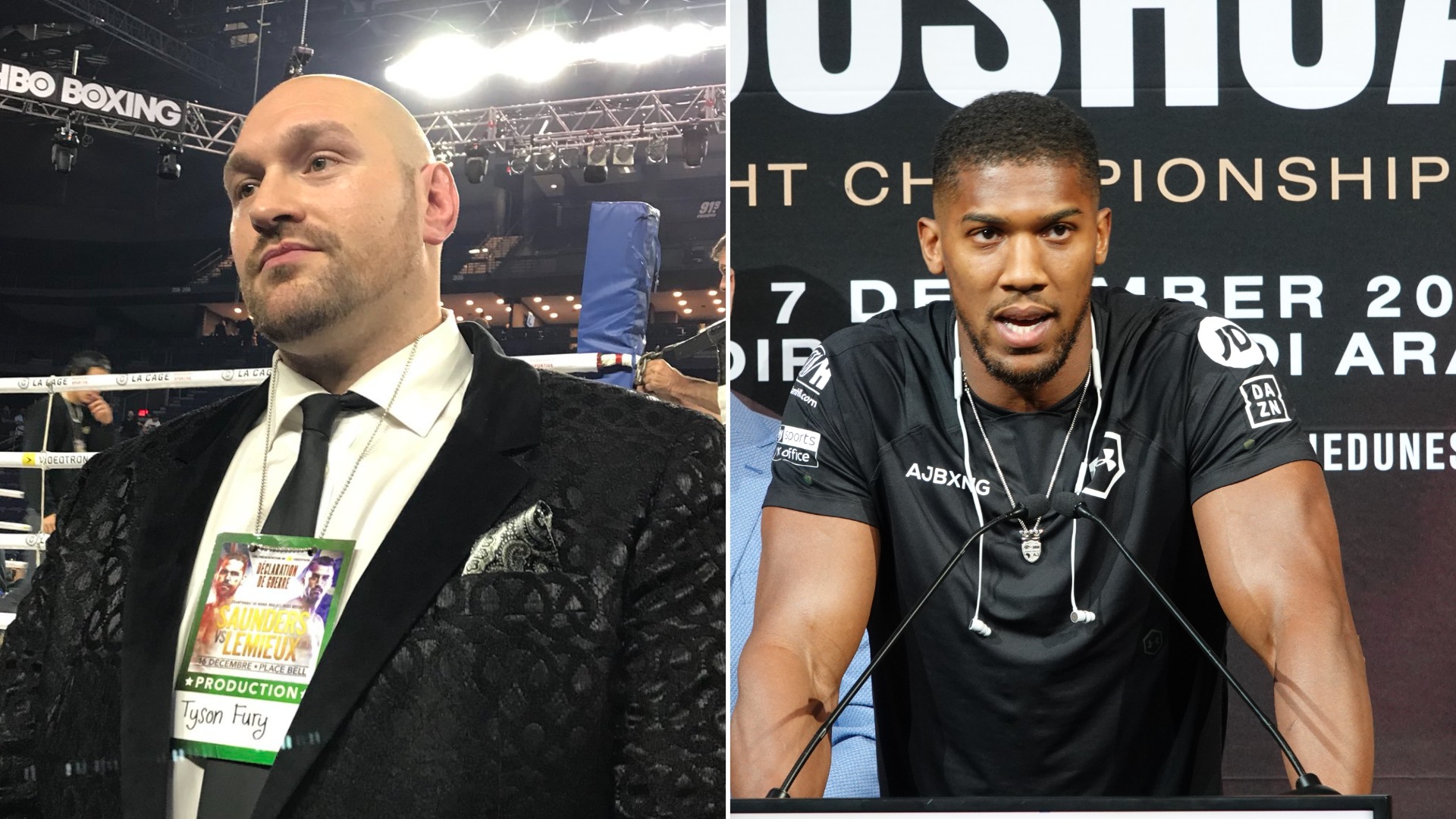 Tyson Fury calls Anthony Joshua a "coward" as November fight stalls