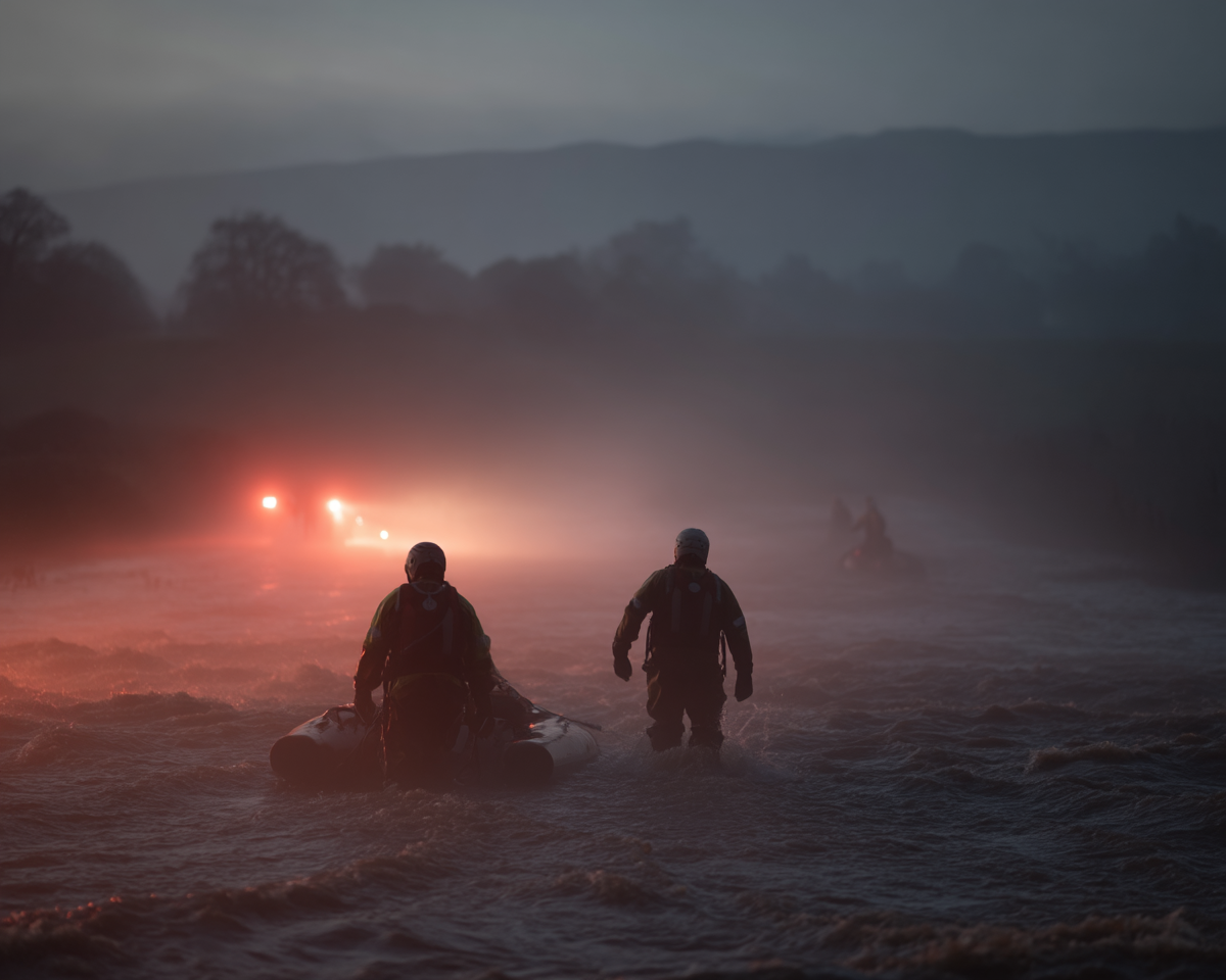 Major Incident Declared as Devastating Floods Engulf West Wales, Triggering Massive Rescue Operation