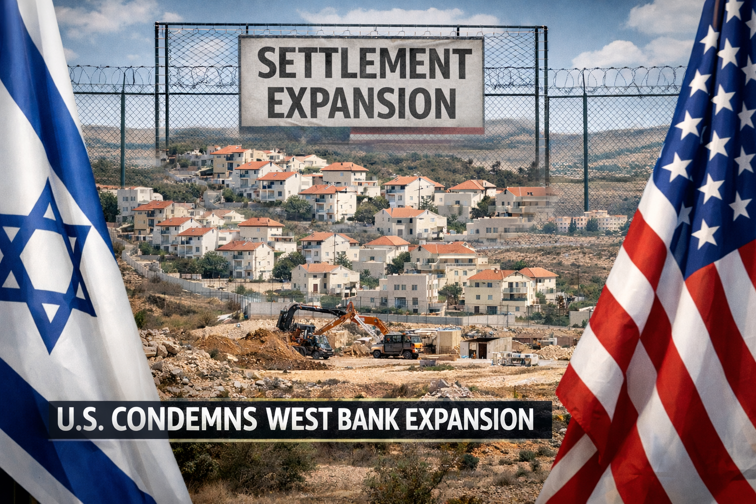 Trump administration opposes new Israeli measures in West Bank