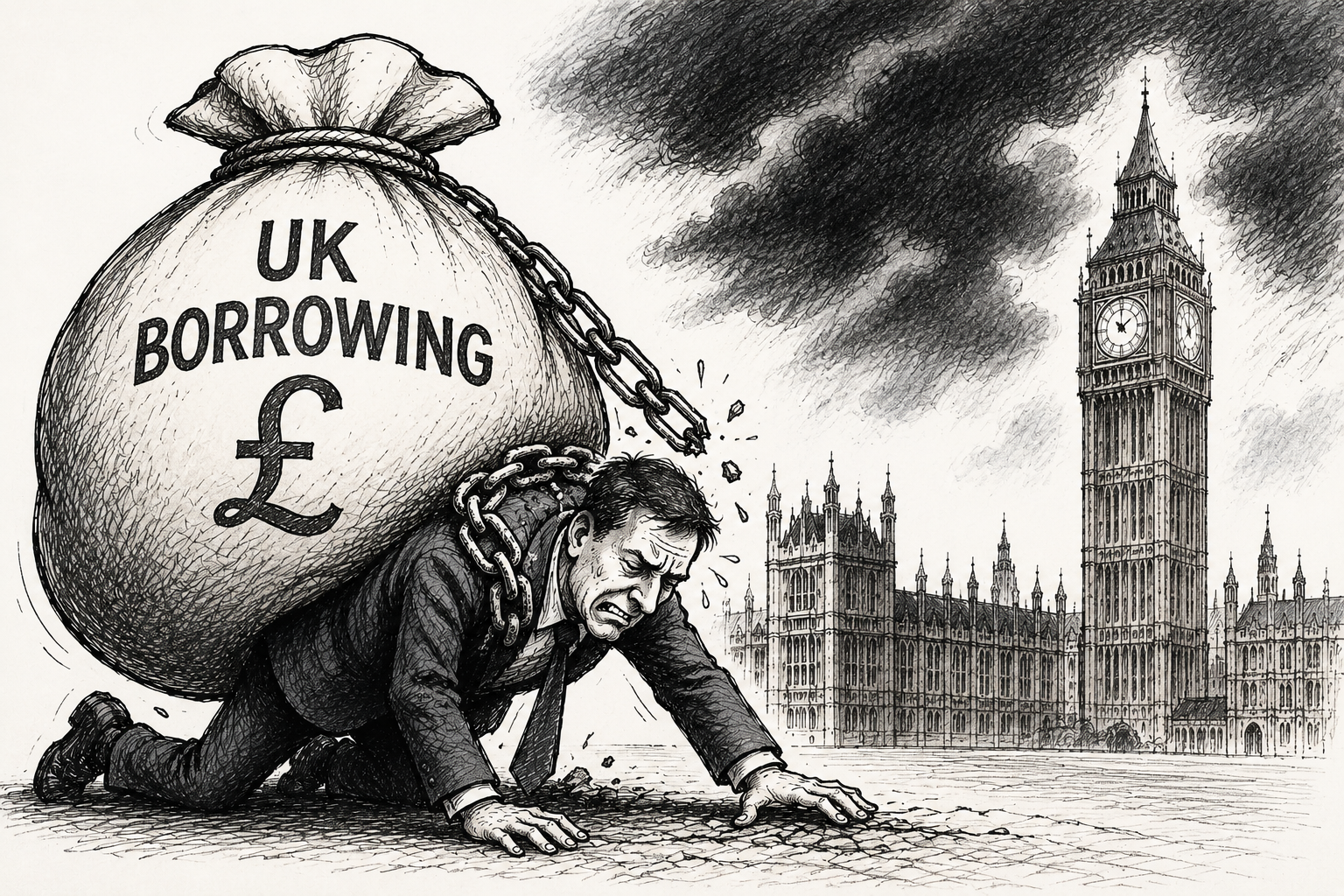 UK Borrowing Hits £24.3bn In April