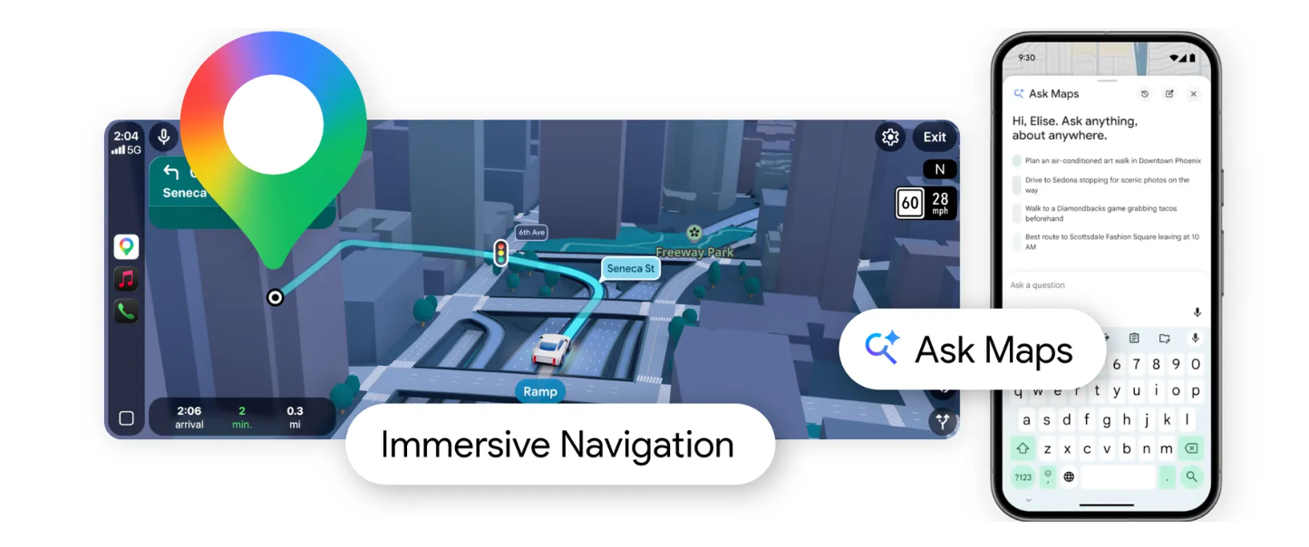 Google Maps brings two new AI tools
